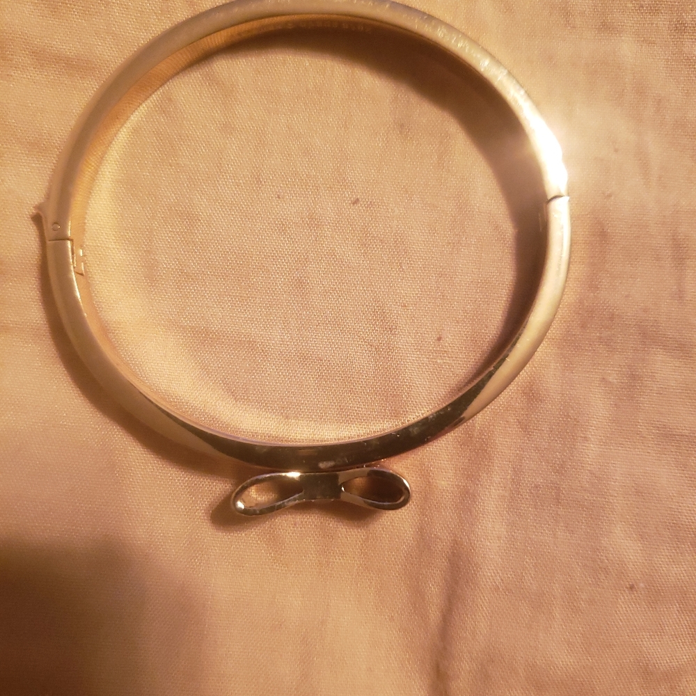 Kate Spade gold bow tie bangle